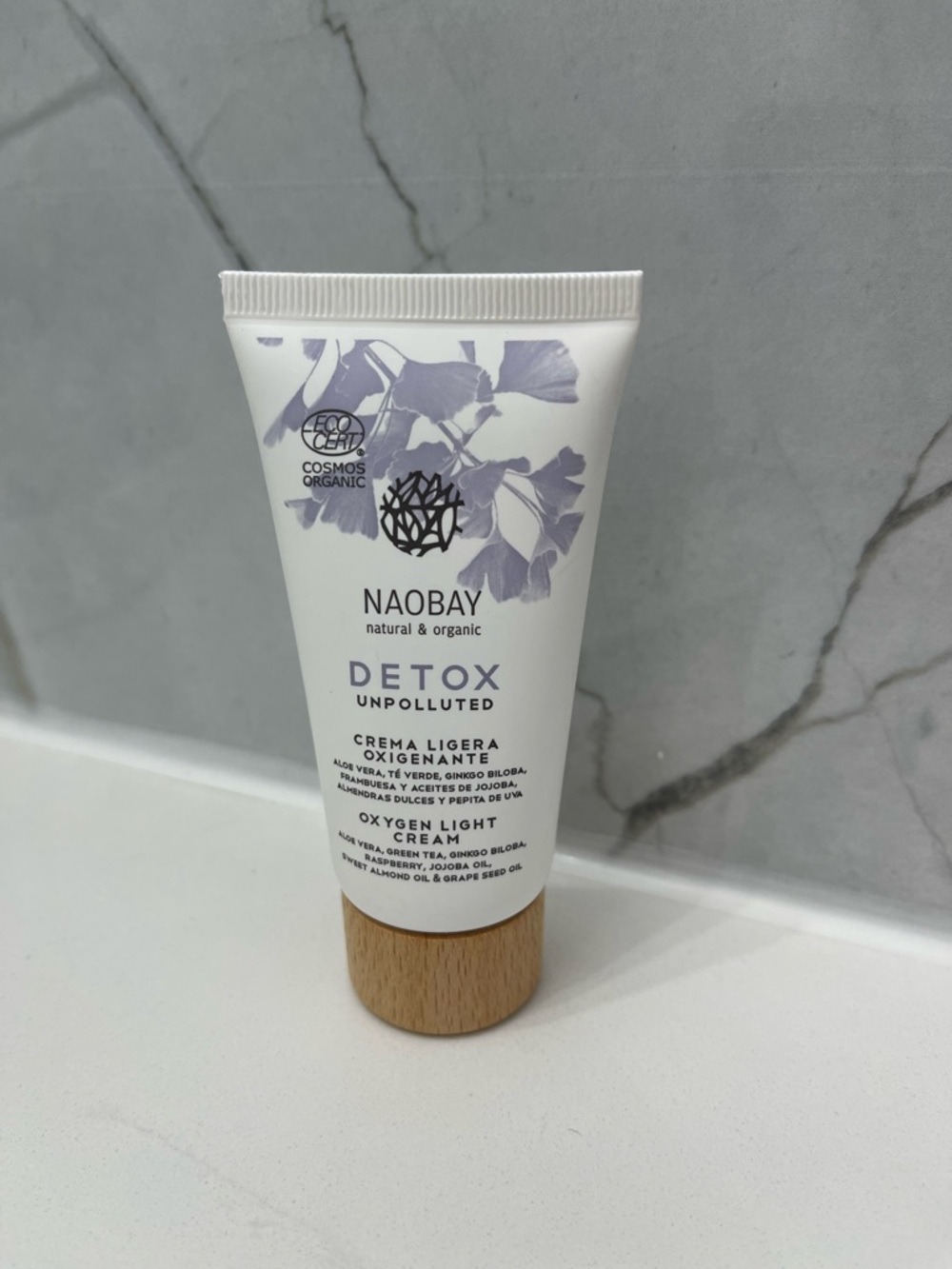 Naobay Detox Unpolluted Oxygen Light Cream Organic Moisturizer 1.7 oz New